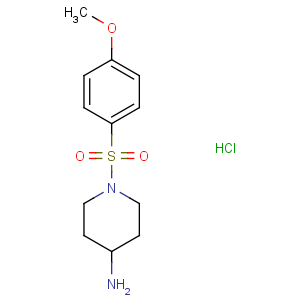 CAS No:442124-65-4 1-(4-methoxyphenyl)sulfonylpiperidin-4-amine