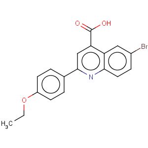 CAS No:442549-56-6 6-Bromo-2-(4-ethoxyphenyl)quinoline-4-carboxylic acid