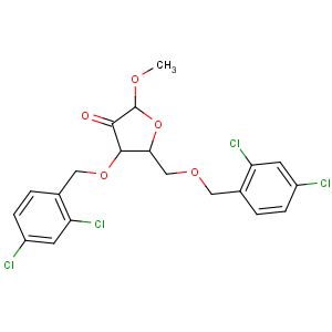 CAS No:443642-30-6 (2R,4R,5R)-4-[(2,4-dichlorophenyl)methoxy]-5-[(2,<br />4-dichlorophenyl)methoxymethyl]-2-methoxyoxolan-3-one