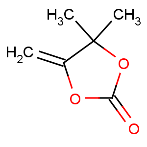 CAS No:4437-80-3 4,4-Dimethyl-5-methylidene-1,3-dioxolan-2-one