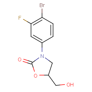 CAS No:444335-16-4 (5R)-3-(4-bromo-3-fluorophenyl)-5-(hydroxymethyl)-1,3-oxazolidin-2-one