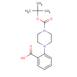 CAS No:444582-90-5 2-[4-[(2-methylpropan-2-yl)oxycarbonyl]piperazin-1-yl]benzoic acid