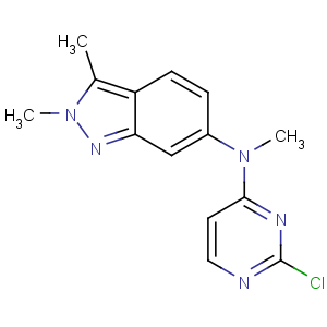 CAS No:444731-75-3 N-(2-chloropyrimidin-4-yl)-N,2,3-trimethylindazol-6-amine