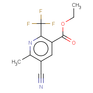 CAS No:445-71-6 Ethyl 5-cyano-6-methyl-2-(trifluoromethyl)nicotinate