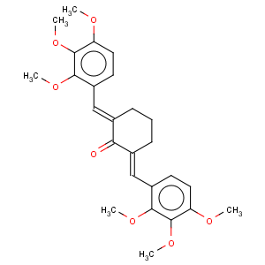CAS No:445259-50-7 cyclohexanone2,6-bis[(2,3,4-trimethoxyphenyl)methylene]-