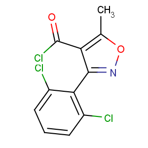 CAS No:4462-55-9 3-(2,6-dichlorophenyl)-5-methyl-1,2-oxazole-4-carbonyl chloride