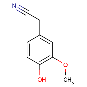 CAS No:4468-59-1 2-(4-hydroxy-3-methoxyphenyl)acetonitrile