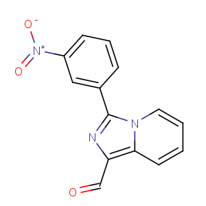 CAS No:446830-51-9 3-(3-nitrophenyl)imidazo[1,5-a]pyridine-1-carbaldehyde