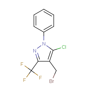 CAS No:447401-77-6 4-(bromomethyl)-5-chloro-1-phenyl-3-(trifluoromethyl)pyrazole