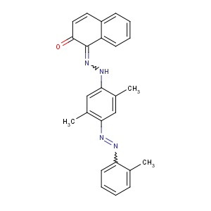 CAS No:4477-79-6 (1Z)-1-[[2,<br />5-dimethyl-4-[(2-methylphenyl)diazenyl]phenyl]hydrazinylidene]<br />naphthalen-2-one
