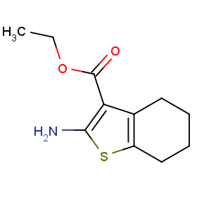 CAS No:4506-71-2 ethyl 2-amino-4,5,6,7-tetrahydro-1-benzothiophene-3-carboxylate