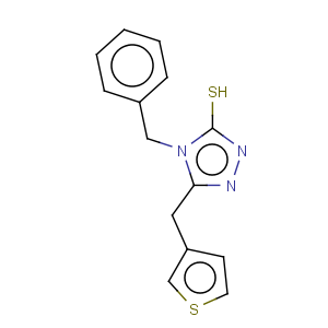 CAS No:451502-05-9 4-benzyl-5-(3-thienylmethyl)-4H-1,2,4-triazole-3-thiol