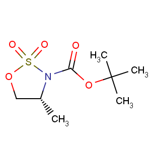 CAS No:454248-53-4 tert-butyl (r)-4-methyl-2,2-dioxo-[1,2,3]oxathiazolidine-3-carboxylate