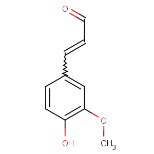 CAS No:458-36-6 (E)-3-(4-hydroxy-3-methoxyphenyl)prop-2-enal