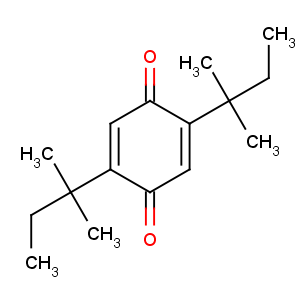 CAS No:4584-63-8 2,5-bis(2-methylbutan-2-yl)cyclohexa-2,5-diene-1,4-dione
