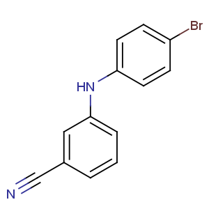 CAS No:458550-45-3 3-(4-bromoanilino)benzonitrile