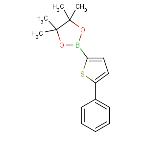 CAS No:459409-74-6 4,4,5,5-tetramethyl-2-(5-phenylthiophen-2-yl)-1,3,2-dioxaborolane