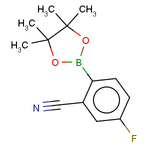 CAS No:461451-63-8 5-fluoro-2-(4,4,5,5-tetramethyl-1,3,2-dioxaborolan-2-yl)benzonitrile