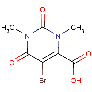 CAS No:4623-25-0 5-bromo-1,3-dimethyl-2,6-dioxopyrimidine-4-carboxylic acid