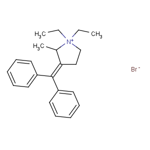 CAS No:4630-95-9 3-benzhydrylidene-1,1-diethyl-2-methylpyrrolidin-1-ium