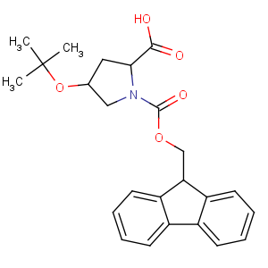 CAS No:464193-92-8 (2R,<br />4S)-1-(9H-fluoren-9-ylmethoxycarbonyl)-4-[(2-methylpropan-2-yl)oxy]<br />pyrrolidine-2-carboxylic acid
