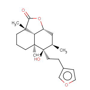 CAS No:465-92-9 2H-Naphtho[1,8-bc]furan-2-one,6-[2-(3-furanyl)ethyl]decahydro-6-hydroxy-2a,5a,7-trimethyl-,(2aS,5aS,6R,7R,8aR,8bR)-