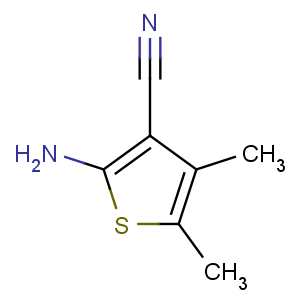 CAS No:4651-94-9 2-amino-4,5-dimethylthiophene-3-carbonitrile