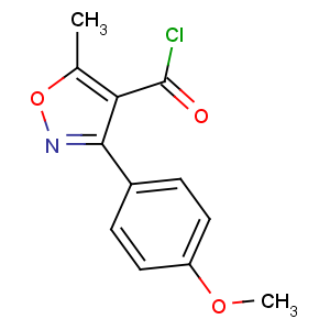 CAS No:465514-03-8 3-(4-methoxyphenyl)-5-methyl-1,2-oxazole-4-carbonyl chloride