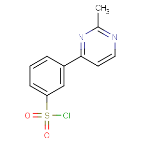 CAS No:465514-07-2 3-(2-methylpyrimidin-4-yl)benzenesulfonyl chloride