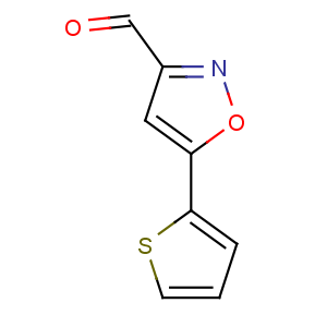 CAS No:465514-11-8 5-thiophen-2-yl-1,2-oxazole-3-carbaldehyde