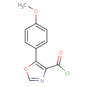 CAS No:465514-15-2 5-(4-methoxyphenyl)-1,3-oxazole-4-carbonyl chloride