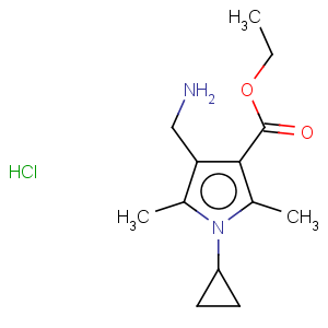 CAS No:465515-33-7 Ethyl 4-(aminomethyl)-1-cyclopropyl-2,5-dimethyl-1H-pyrrole-3-carboxylate hydrochlor