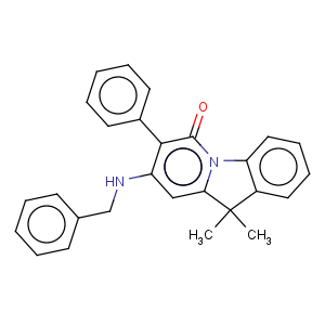 CAS No:465540-85-6 8-Benzylamino-10,10-dimethyl-7-phenyl-10H-pyrido[1,2-a]indol-6-one