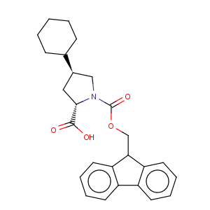 CAS No:467438-40-0 1,2-Pyrrolidinedicarboxylicacid, 4-cyclohexyl-, 1-(9H-fluoren-9-ylmethyl) ester, (2S,4S)-