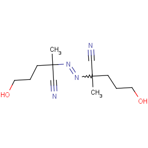 CAS No:4693-47-4 2-[(2-cyano-5-hydroxypentan-2-yl)diazenyl]-5-hydroxy-2-<br />methylpentanenitrile