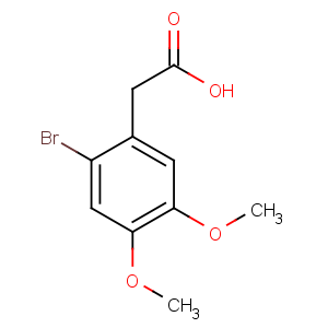 CAS No:4697-62-5 2-(2-bromo-4,5-dimethoxyphenyl)acetic acid