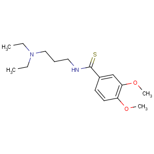 CAS No:47167-71-5 N-[3-(diethylamino)propyl]-3,4-dimethoxybenzenecarbothioamide