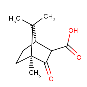 CAS No:474-98-6 Bicyclo[2.2.1]heptane-2-carboxylicacid, 4,7,7-trimethyl-3-oxo-