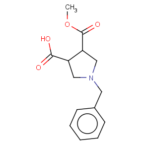 CAS No:474317-64-1 3,4-Pyrrolidinedicarboxylicacid, 1-(phenylmethyl)-, 3-methyl ester