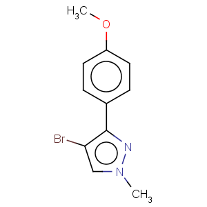 CAS No:474706-38-2 4-bromo-3-(4-methoxyphenyl)-1-methyl-1h-pyrazole