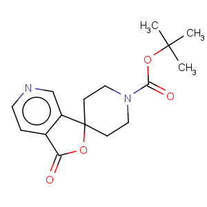 CAS No:475152-17-1 Spiro[furo[3,4-c]pyridine-3(1H),4'-piperidine]-1'-carboxylicacid, 1-oxo-, 1,1-dimethylethyl ester