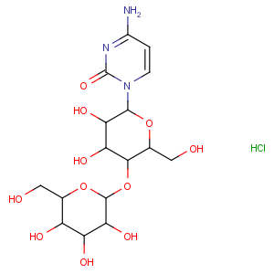CAS No:4752-92-5 Cytosine, 1-(4-O-b-D-glucopyranosyl-b-D-glucopyranosyl)-,monohydrochloride (8CI)