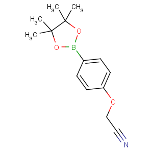 CAS No:475272-13-0 2-[4-(4,4,5,5-tetramethyl-1,3,2-dioxaborolan-2-yl)phenoxy]acetonitrile