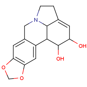 CAS No:476-28-8 1H-[1,3]Dioxolo[4,5-j]pyrrolo[3,2,1-de]phenanthridine-1,2-diol,2,4,5,7,12b,12c-hexahydro-, (1S,2S,12bS,12cS)-