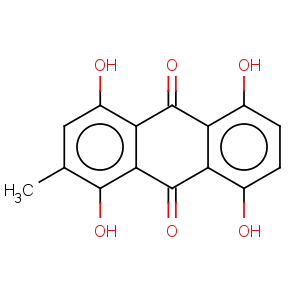 CAS No:476-43-7 9,10-Anthracenedione,1,4,5,8-tetrahydroxy-2-methyl-
