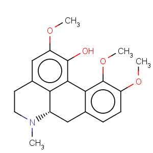 CAS No:476-69-7 4H-Dibenzo[de,g]quinolin-1-ol,5,6,6a,7-tetrahydro-2,10,11-trimethoxy-6-methyl-, (6aS)-