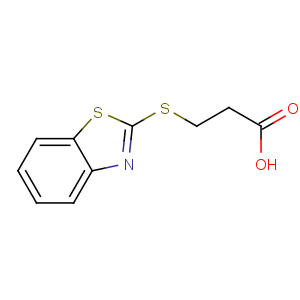 CAS No:4767-00-4 3-(1,3-benzothiazol-2-ylsulfanyl)propanoic acid