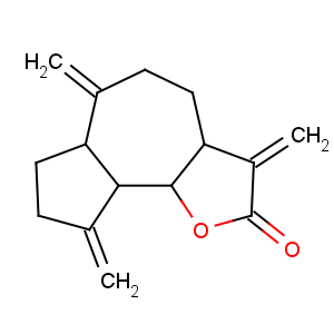 CAS No:477-43-0 Azuleno[4,5-b]furan-2(3H)-one,decahydro-3,6,9-tris(methylene)-, (3aS,6aR,9aR,9bS)-