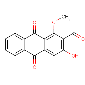 CAS No:477-84-9 3-hydroxy-1-methoxy-9,10-dioxoanthracene-2-carbaldehyde
