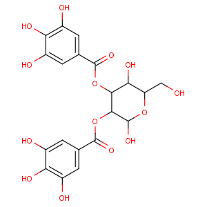 CAS No:4774-53-2 [2,5-dihydroxy-6-(hydroxymethyl)-3-(3,4,<br />5-trihydroxybenzoyl)oxyoxan-4-yl] 3,4,5-trihydroxybenzoate